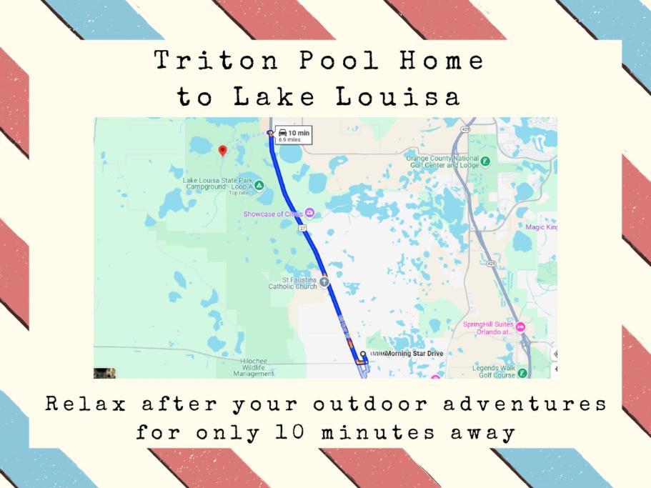 Triton Vacation Pool Home Near Disney ออร์ลันโด ภายนอก รูปภาพ